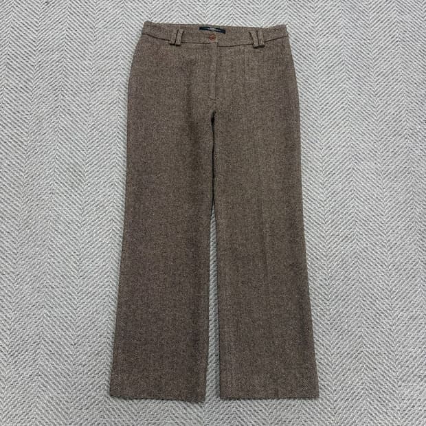 막스마라 헤링본 울 슬랙스 v3585