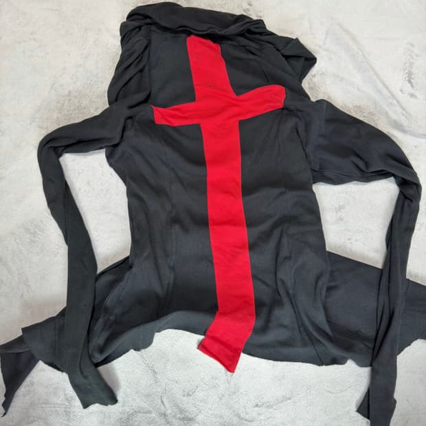 L.G.B red cross cardigan