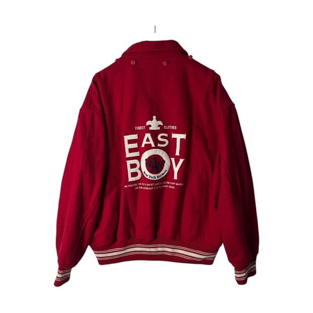 [Eastboy] 이스트보이 카라 울 바시티자켓