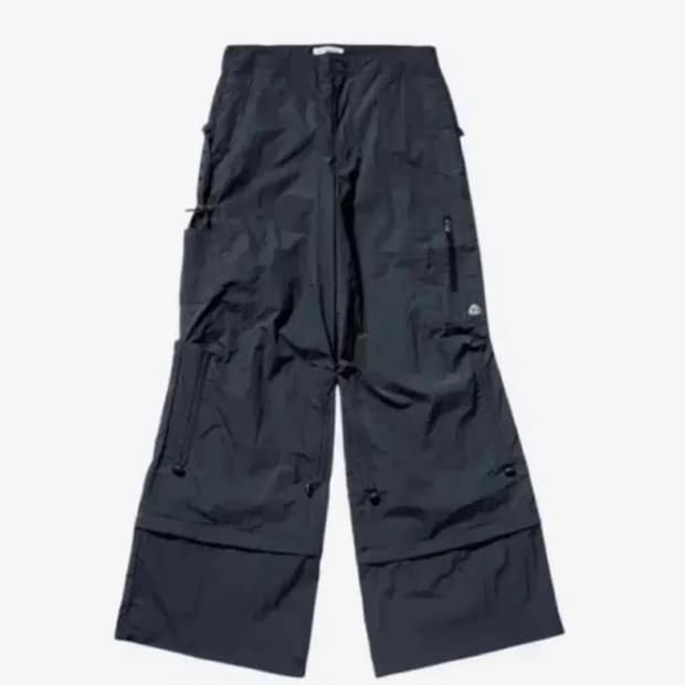 코이세이오 coyseio 레이스 스트링 팬츠 그레이