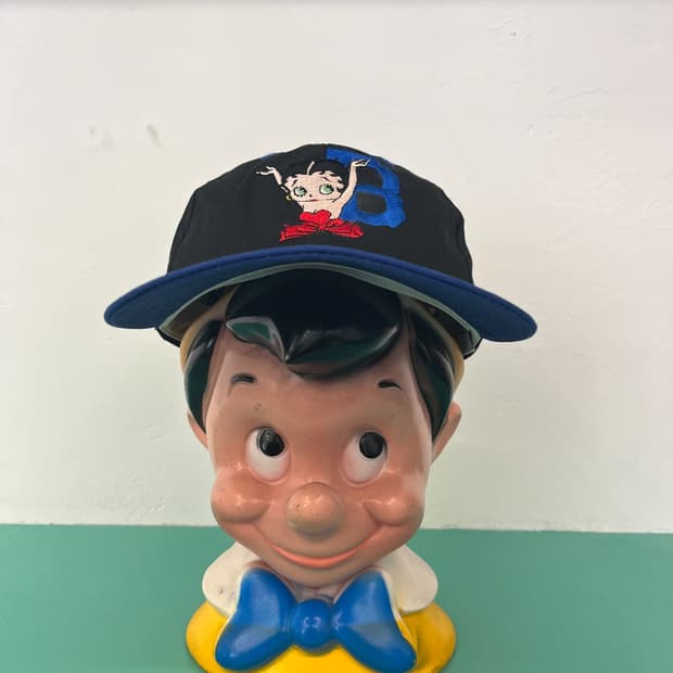 빈티지 1994 베티붑 엘라스틱 볼캡 스냅