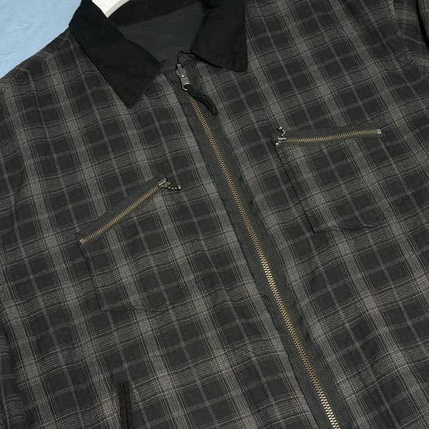 폴리테루 라미체크 블랙 2사이즈