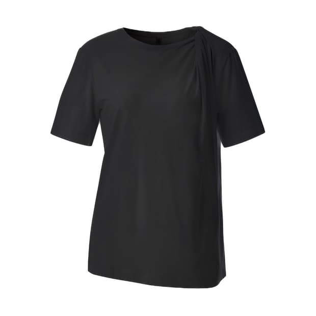 TEAK 티크 레이어드 트위스트 탑 티셔츠