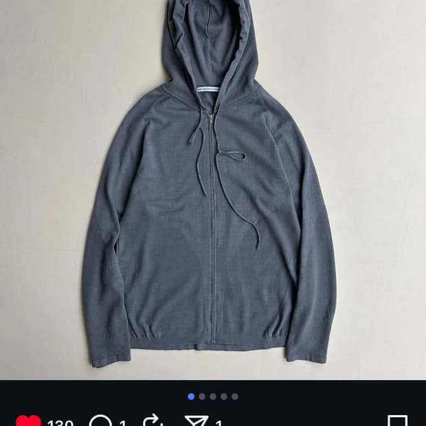 구매) 포스트 아카이브 팩션 8.0 KNIT HOODIE RIGHT