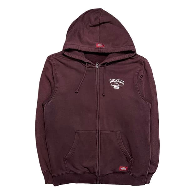 DICKIES 후드집업 버건디 XL