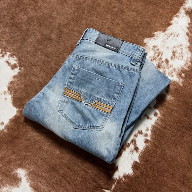 디젤 Revick 데님 팬츠 연청
