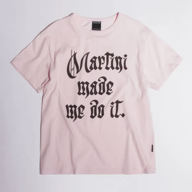 Martini Made Me Do It Tee Peach Fuzz