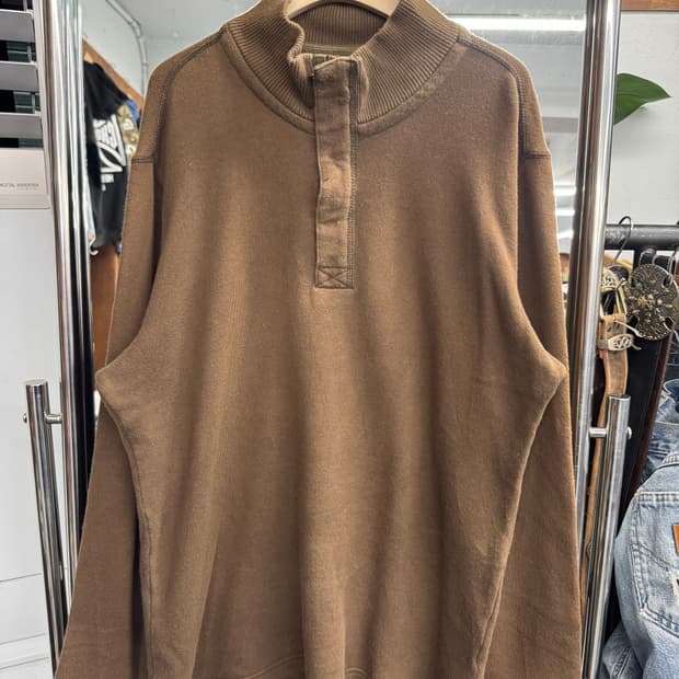 japanese vintage 목폴라 반집업 롱슬리브