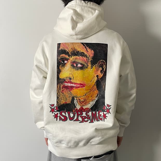 18ss 슈프림 포트레이트 바스키아 후드티 (on.720)  