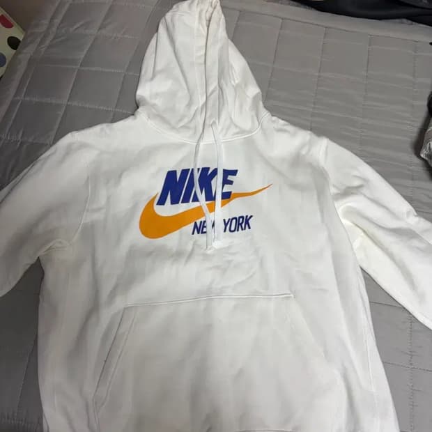 나이키 뉴욕 스우시 후드티