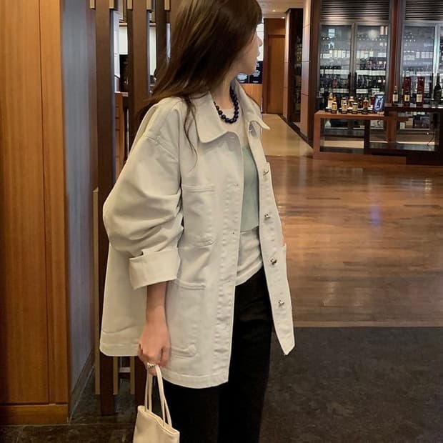 미엘 워크자켓 아이보리