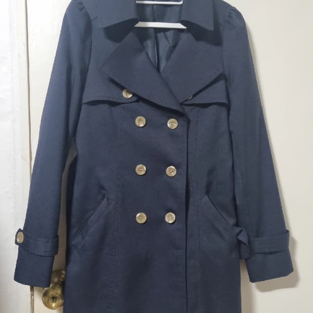 보세 네이비 트렌치 코트 S