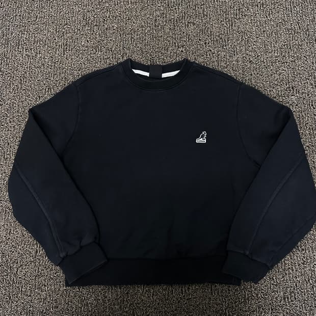 KANGOL 캉골 여성 맨투맨 블랙 M