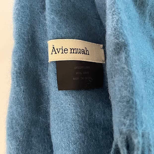 아비에무아 머플러 블루