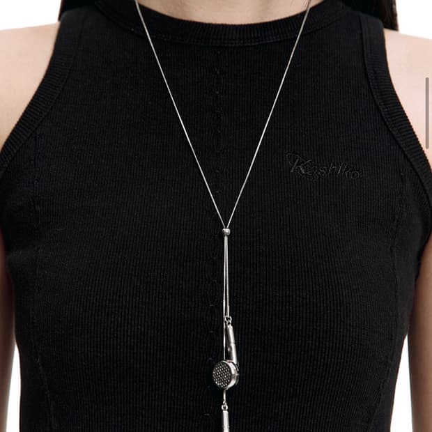 카시코 x 센티멍 슬라이드 이어폰 네클리스