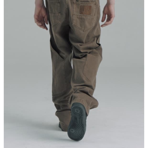 플라스틱 프로덕트 Mpa Calf Pocket pants brown