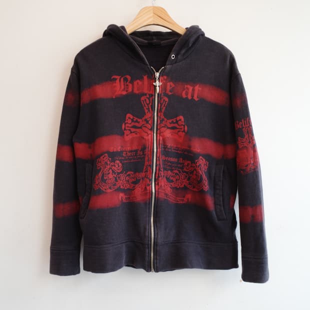 Japan brand 프린팅 집업 후디 