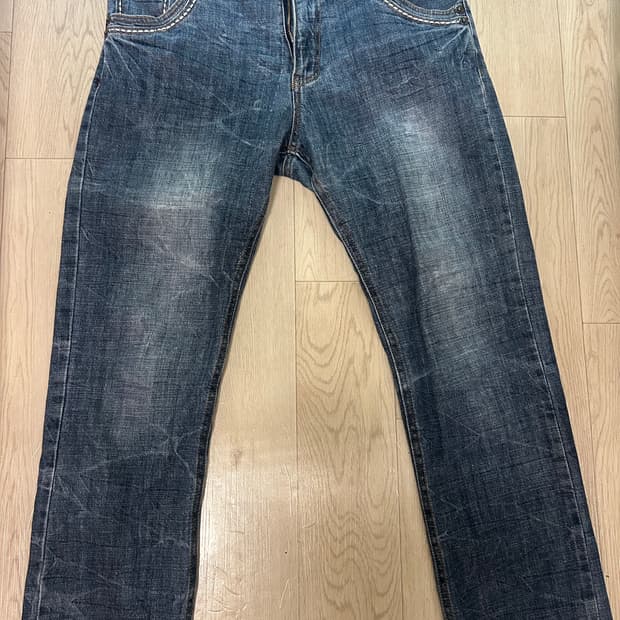 빈티지 워싱 청바지