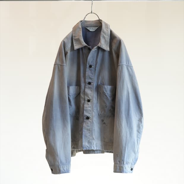 [1] ANCELLM 안셀름 샴브레이 셔츠 자켓 더스티 퍼플