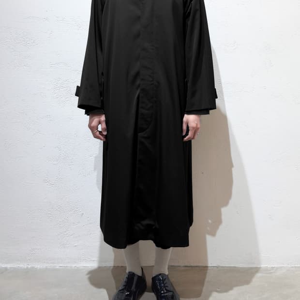 요지야마모토 90s IMPERMEABLE 울 롱코트