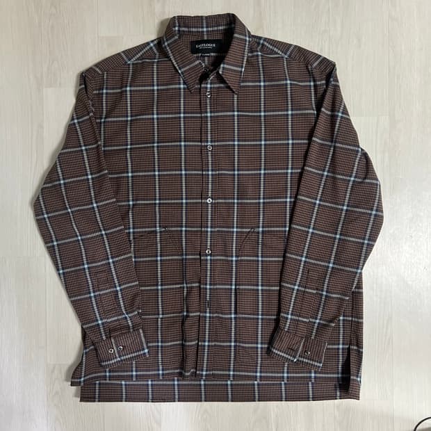 이스트로그 체크 셔츠자켓 XL
