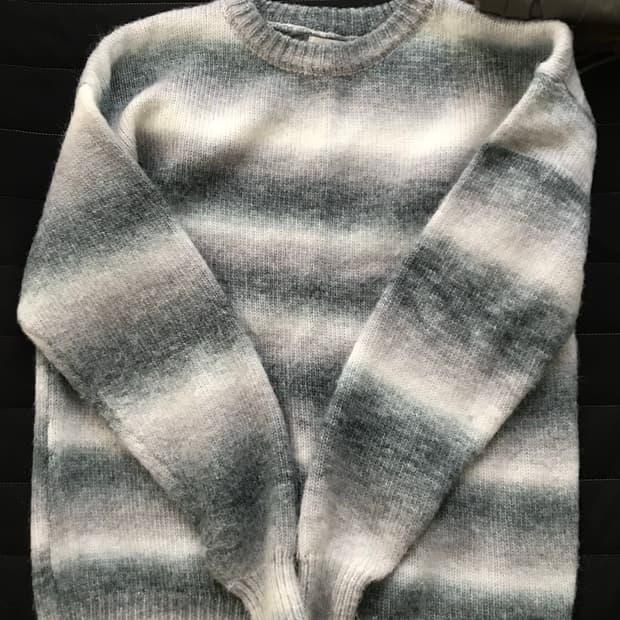 스트라이프 니트