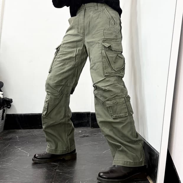 Soo cargo 멀티포켓 카고 팬츠