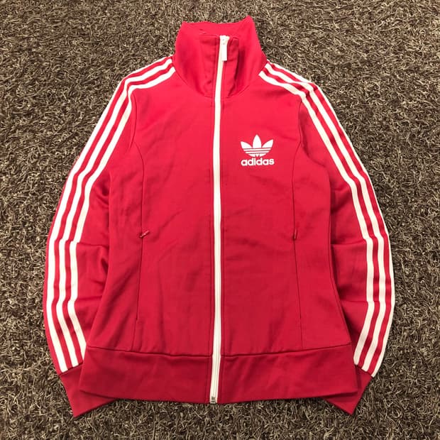 아디다스 유로파 핑크 져지 트랙 자켓