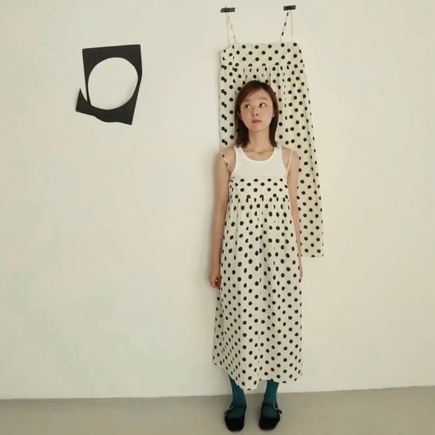 parkvin 파크빈 도트 원피스 팝니다