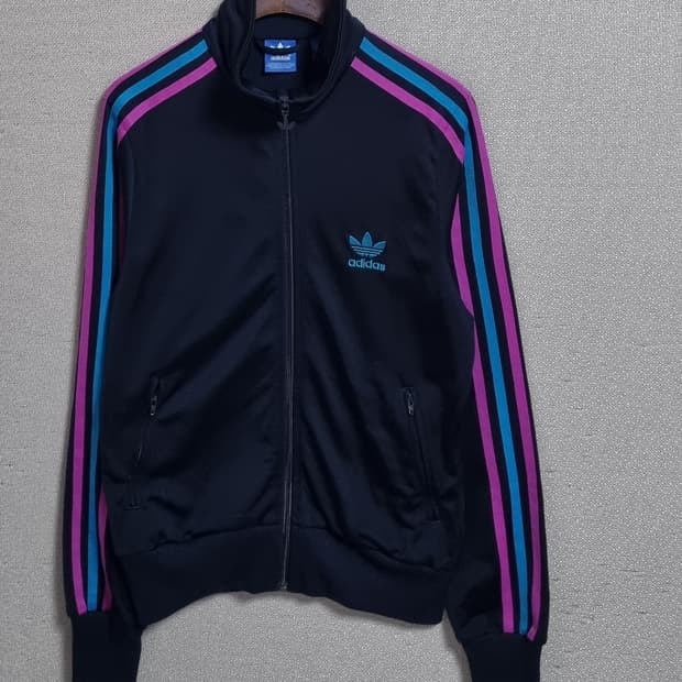 95) 아디다스 파이어버드 네이비 트레이닝 져지 트랙탑 여성