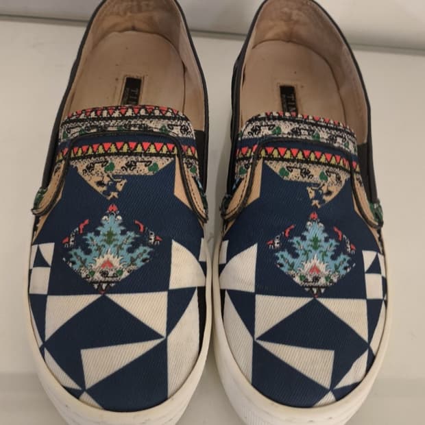 235mm 타임 패턴 슬립온