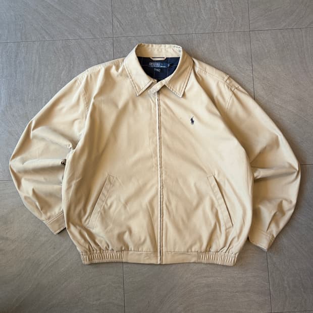 폴로 정품 베이지 바이스윙 자켓 