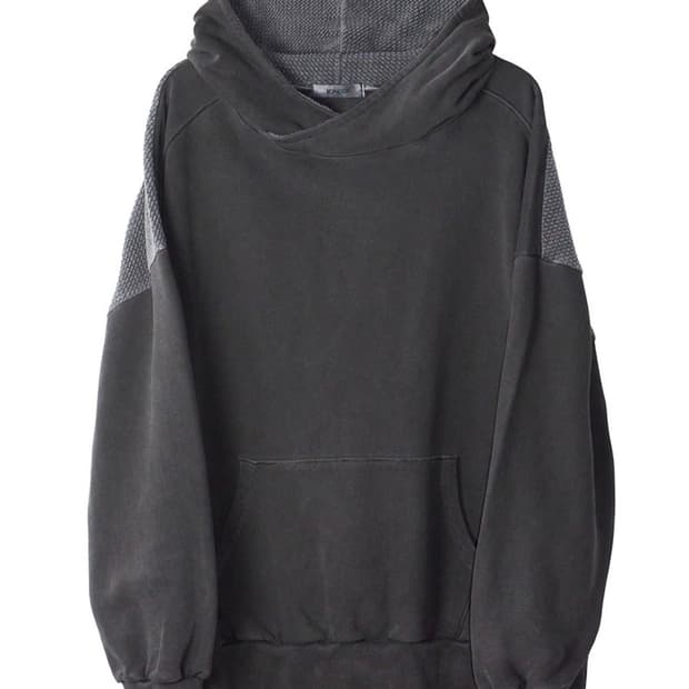 Ignota Core:6 Washed Hoodie Charcoal