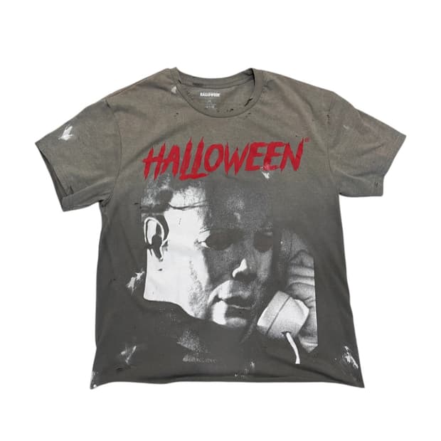Faded distressed graphic tee