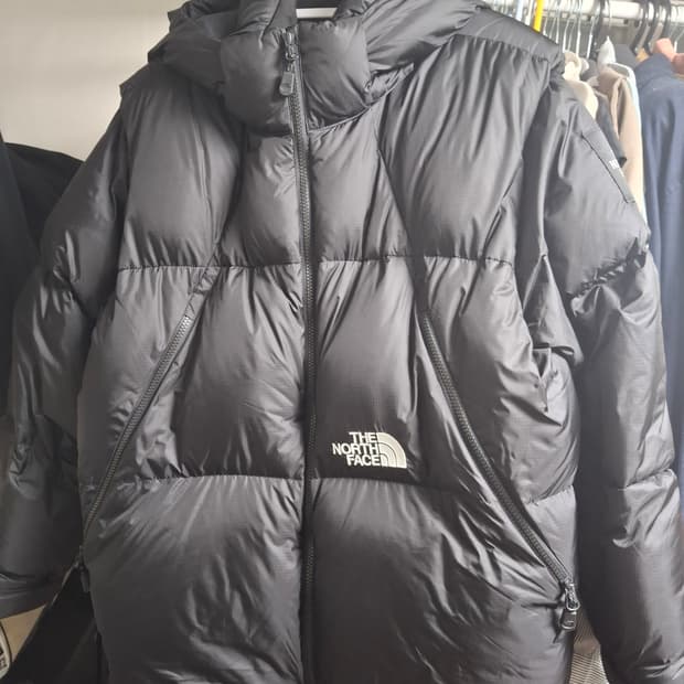 노스페이스 프로젝트 다운 패딩 블랙 XL 105 