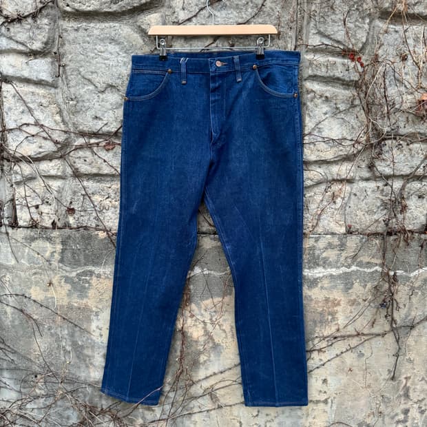 90s 랭글러 usa 빈티지 13mwz 카우보이컷 웨스턴 데님 팬츠