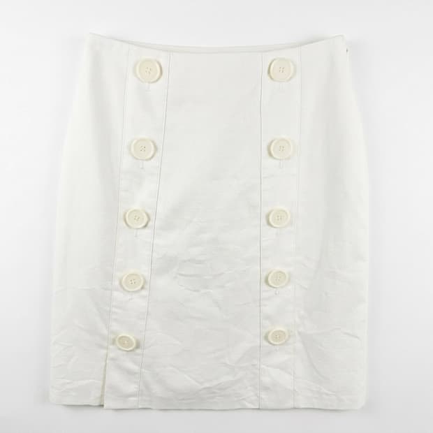 Vintage Double Burton Slit Midi Skirt
