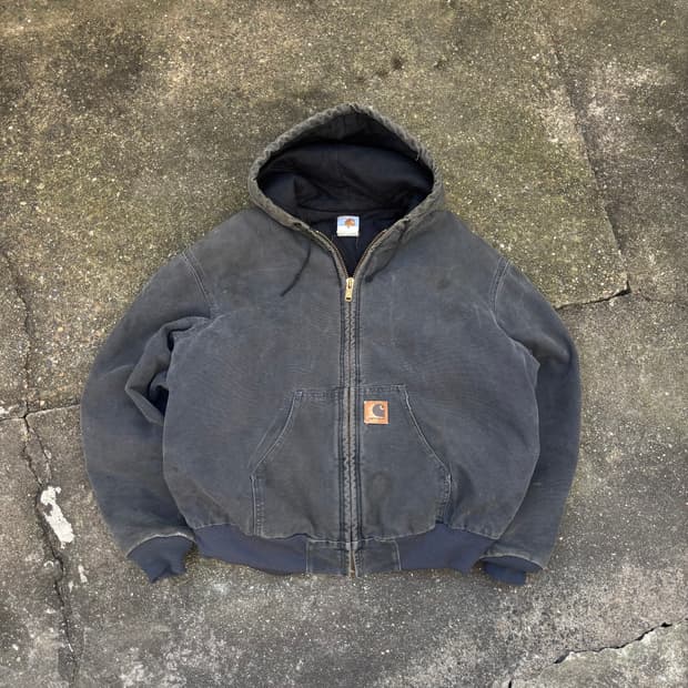 칼하트 j68 덕 액티브 워크자켓 챠콜 2xl