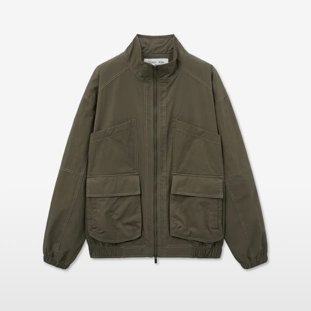 25 F/w 마뗑킴 유틸리티 우먼 봄버 자켓 카키