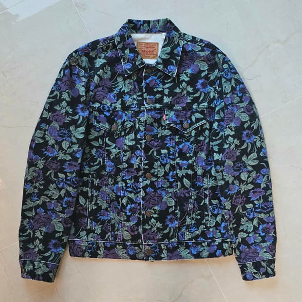 16SS Supreme × Levi's floral jacket