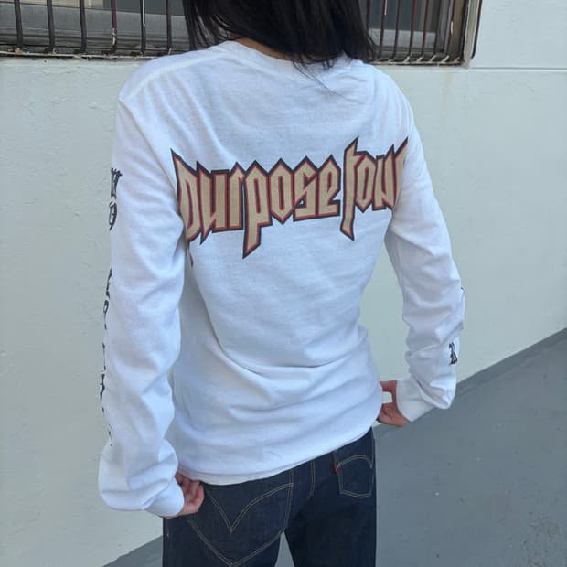Justin Bieber purpose tour staff L/S