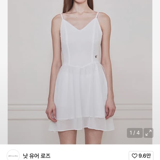 낫유어로즈 하린 드레스 S