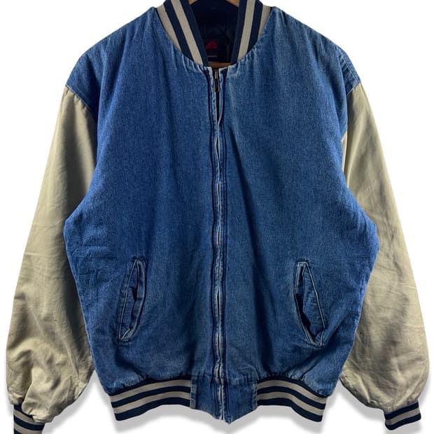 90S 미국제조 RED KAP 데님 바시티자켓2265