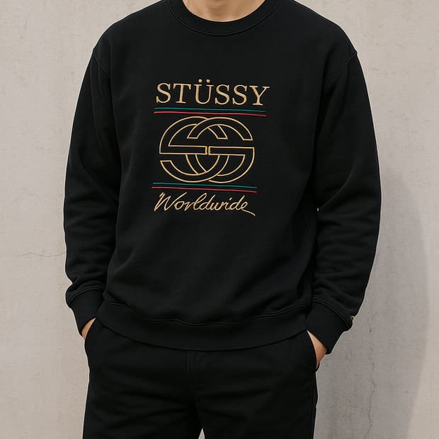 스투시 구찌 패러디 트래쉬드 맨투맨_호칭8