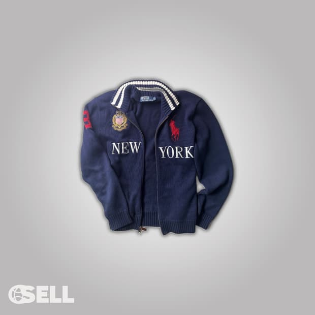 폴로 빅포니 뉴욕 치프키프 니트집업