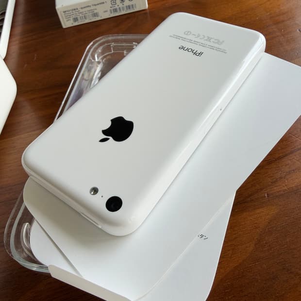 아이폰 5c 화이트 8GB (심프리, 셔터음 없는) 풀박스 #6722