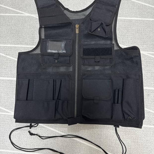 DELPHA 카고베스트 블랙