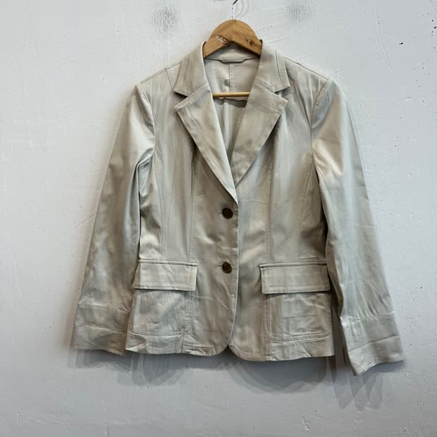 버버리 코튼 블레이저 자켓 우먼즈 Made in JAPAN