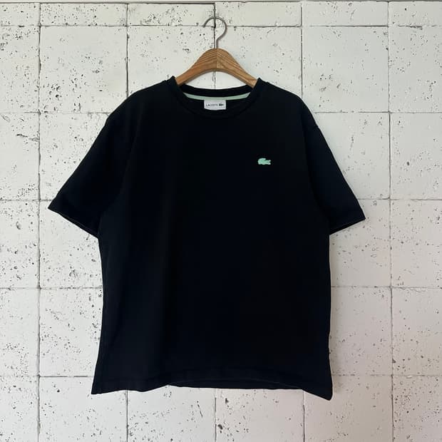 L 라코스테 반팔티 블랙