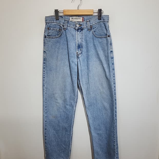 (30) 리바이스 550 청바지 연청 루즈핏 데님팬츠 